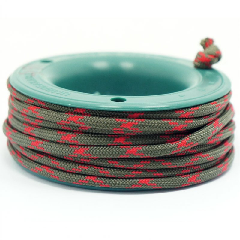 550 PARACORD MINI SPOOL - OD RED CAMO - Hock Gift Shop | Army Online Store in Singapore