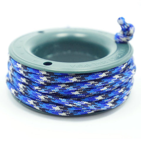 550 PARACORD MINI SPOOL - SKY BLUE CAMO - Hock Gift Shop | Army Online Store in Singapore
