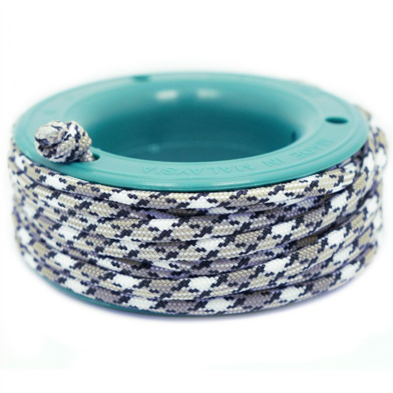 550 PARACORD MINI SPOOL - SNOW LEOPARD - Hock Gift Shop | Army Online Store in Singapore