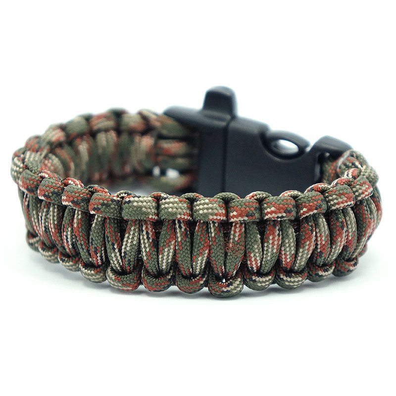 550 PARACORD SURVIVAL BRACELET - ARMY GREEN CAMO - Hock Gift Shop | Army Online Store in Singapore