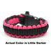550 PARACORD SURVIVAL BRACELET - BLACK FUCHSIA - Hock Gift Shop | Army Online Store in Singapore