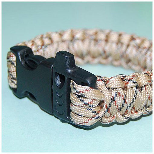 550 PARACORD SURVIVAL BRACELET - DESERT CAMO - Hock Gift Shop | Army Online Store in Singapore