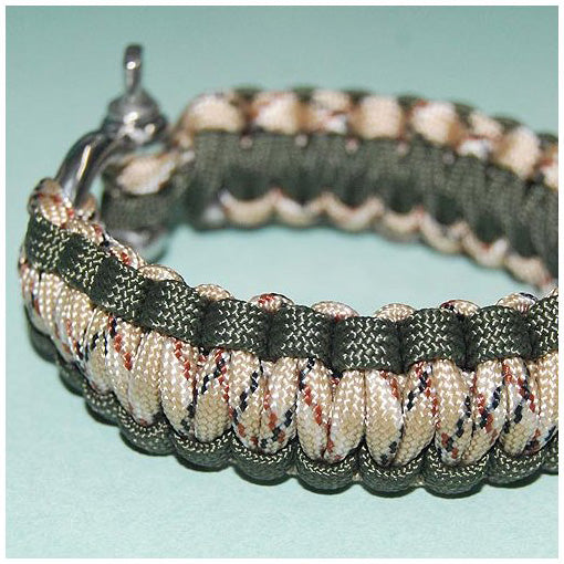 550 PARACORD SURVIVAL BRACELET - DESERT GRASS - Hock Gift Shop | Army Online Store in Singapore
