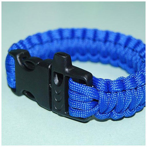 550 PARACORD SURVIVAL BRACELET - ELECTRIC BLUE - Hock Gift Shop | Army Online Store in Singapore