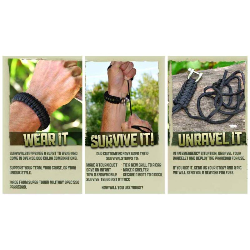 550 PARACORD SURVIVAL BRACELET - DESERT CAMO - Hock Gift Shop | Army Online Store in Singapore