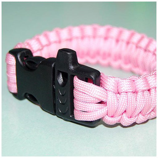 550 PARACORD SURVIVAL BRACELET - PRETTY IN PINK - Hock Gift Shop | Army Online Store in Singapore