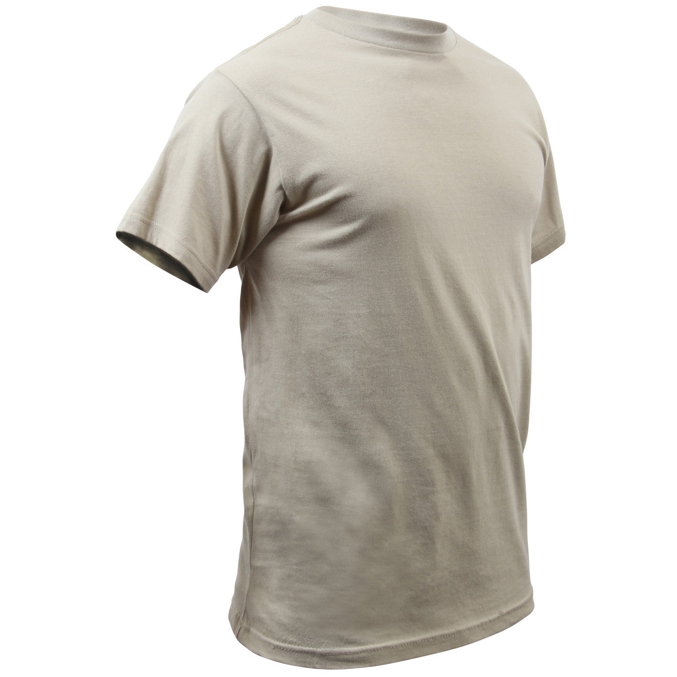 ROTHCO 100% COTTON T-SHIRT - DESERT SAND - Hock Gift Shop | Army Online Store in Singapore