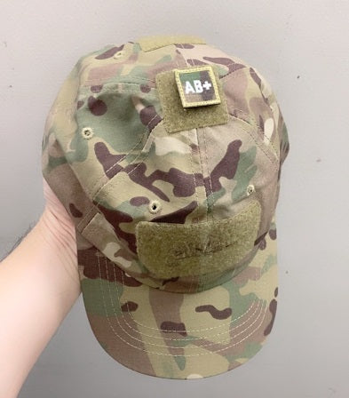 HGS BLOOD GROUP 1" PATCH, B+ (BLACK RED)