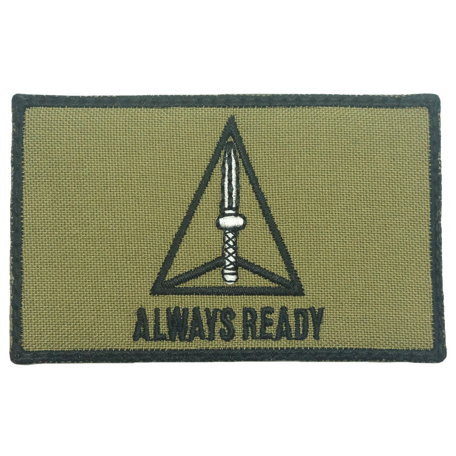 ADF PATCH 8CM X 5CM - OLIVE GREEN