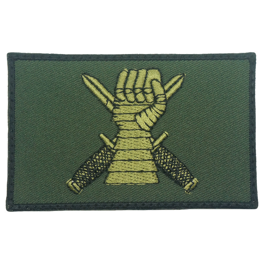 ARMOUR PATCH 8CM X 5CM - OD GREEN