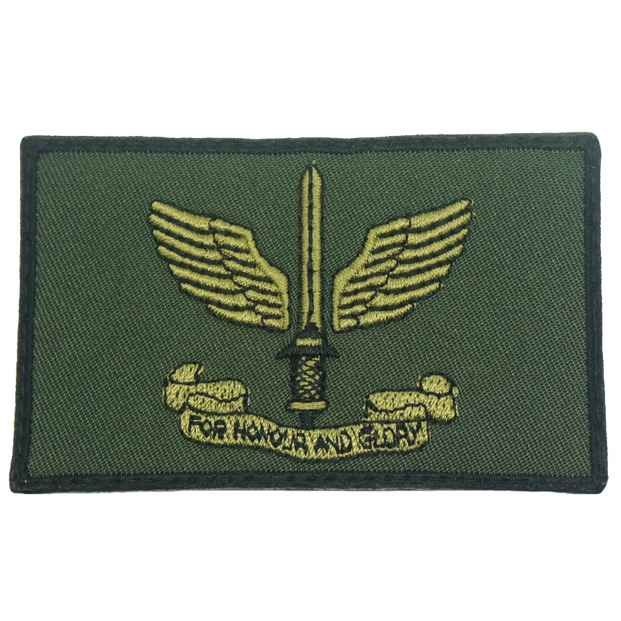 COMMANDO PATCH 8CM X 5CM - OD GREEN