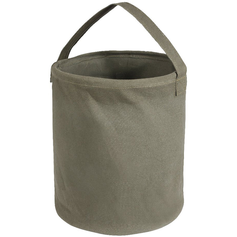 ROTHCO CANVAS WATER BUCKET - 13" X 11" (OD GREEN)