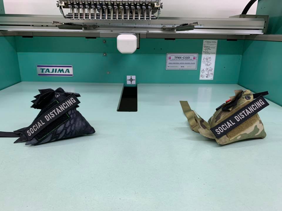 SOCIAL DISTANCING - BLACK RED