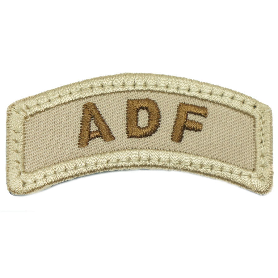 ADF TAB - SAND WITH KHAKI WORD