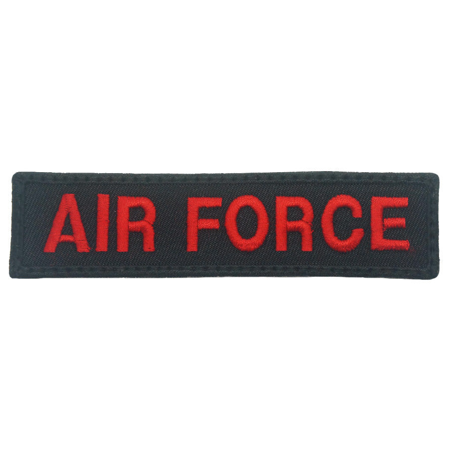 AIR FORCE UNIT TAG - BLACK RED