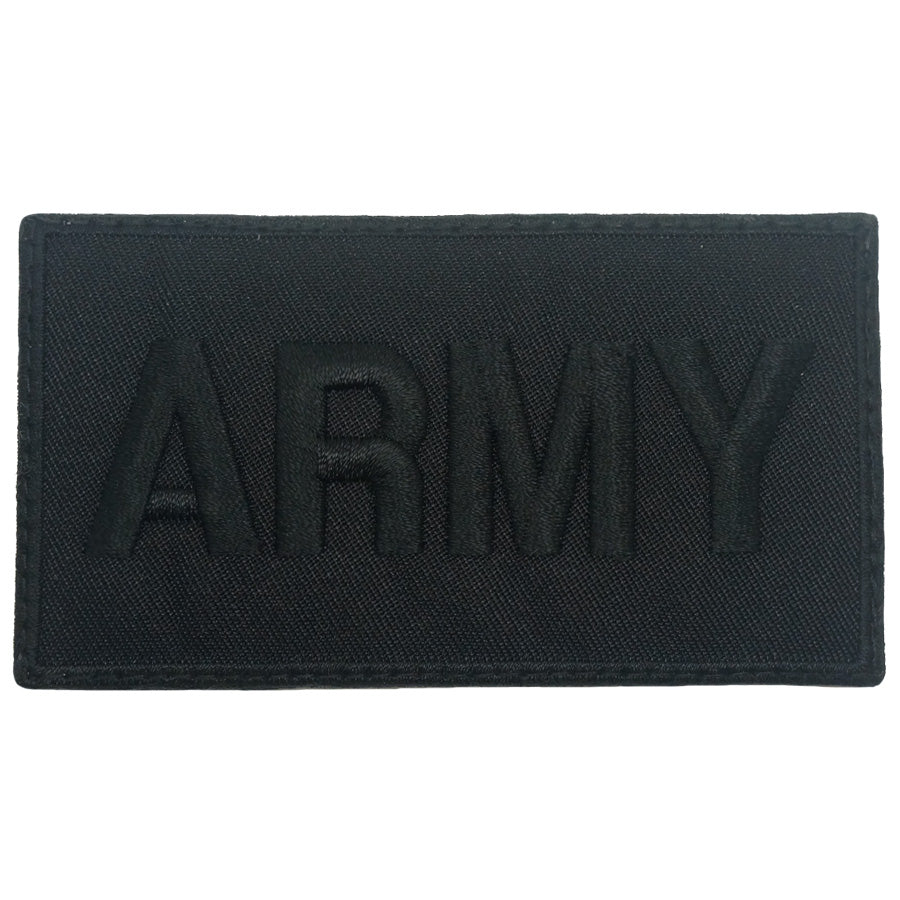 ARMY CALL SIGN PATCH - ALL BLACK