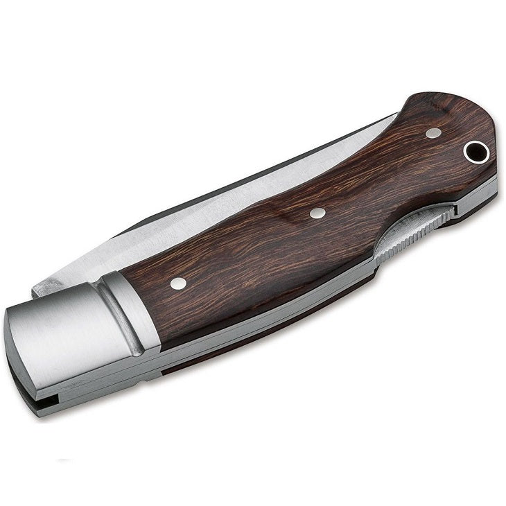 BOKER BOXER LOCKBACK KNIFE DESERT IRONWOOD 3.1 SATIN (111025)