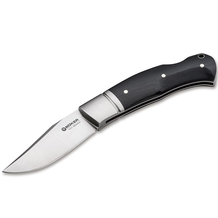BOKER PLUS TECH-TOOL 1 POCKET KNIFE 2.75 DROP POINT BLADE, ZEBRA WOOD –  Hock Gift Shop