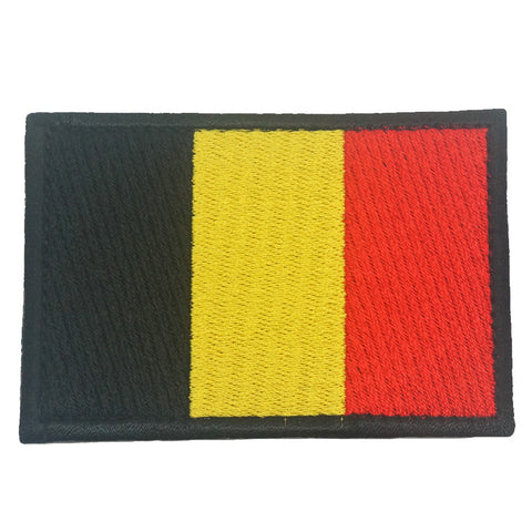 BELGIUM FLAG EMBROIDERY PATCH