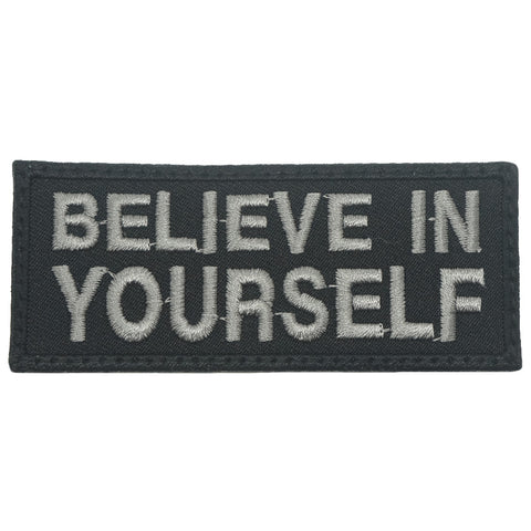 BELIEVE IN YOURSELF PATCH - BLACK FOLIAGE