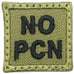 HGS BLOOD GROUP 1" PATCH, NO PCN (OLIVE GREEN)