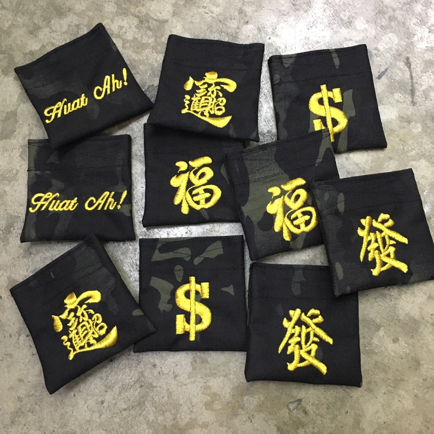 MIL-SPEC CNY COIN PURSE MULTICAM BLACK -  HUAT AT!