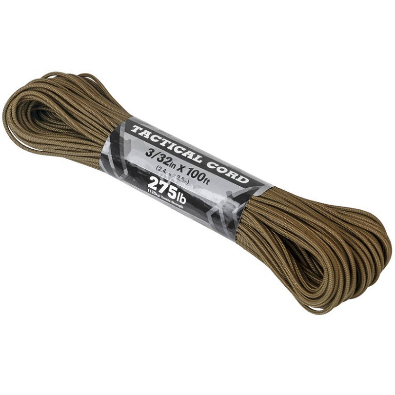 ATWOOD ROPE MFG TACTICAL 275 CORD (100FT) - COYOTE
