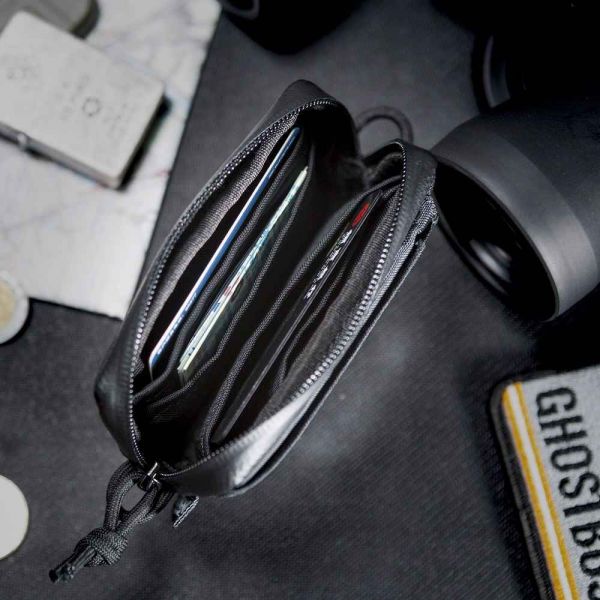 ONE TIGRIS CASSETTE EDC POUCH - BLACK