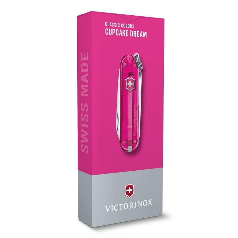 VICTORINOX CLASSIC SD TRANSPARENT, 58MM - CUPCAKE DREAM