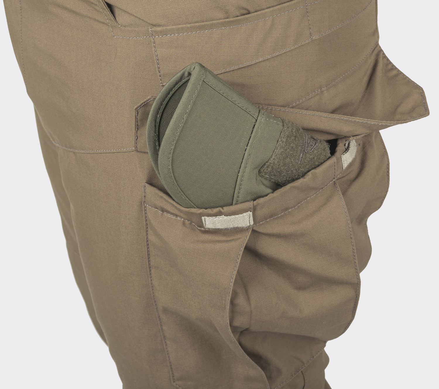 HELIKON-TEX BBC FOLDING CAP - OLIVE GREEN