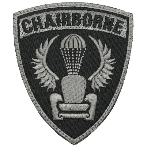 CHAIRBORNE WING PATCH - BLACK FOLIAGE