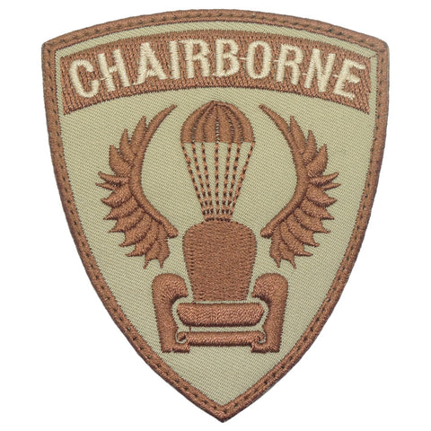 CHAIRBORNE WING PATCH - KHAKI