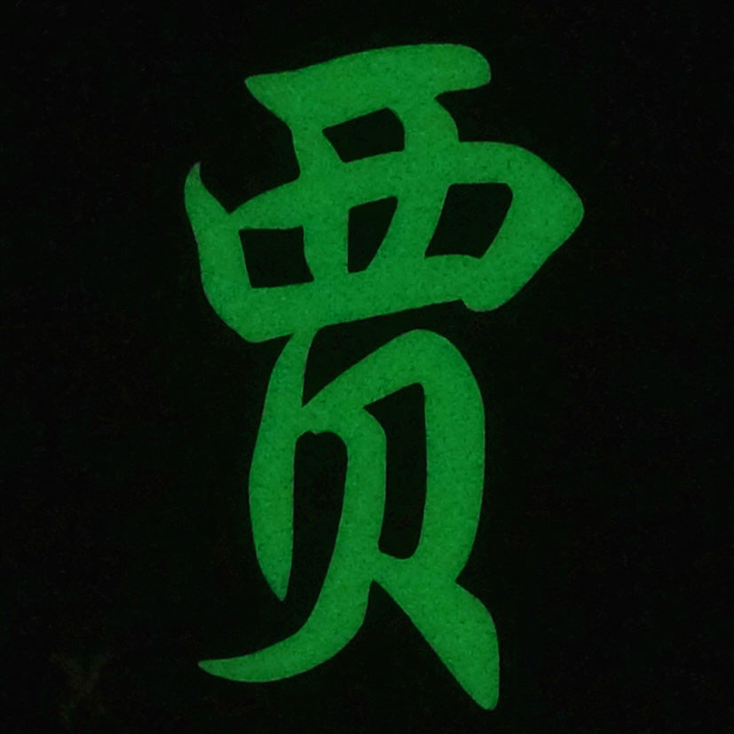 CHINESE SURNAME GLOW IN THE DARK PATCH - JIA 贾