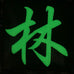 CHINESE SURNAME GLOW IN THE DARK PATCH - LIN 林