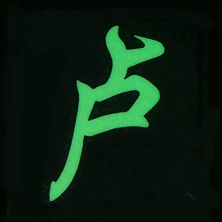 CHINESE SURNAME GLOW IN THE DARK PATCH - LU 卢