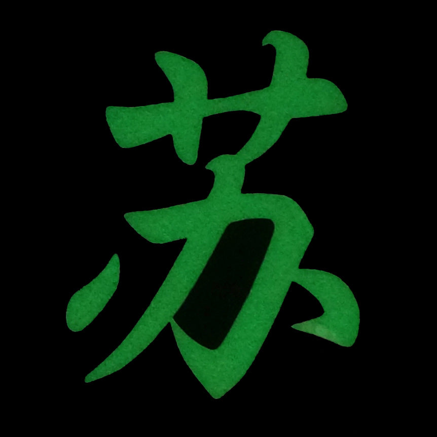 CHINESE SURNAME GLOW IN THE DARK PATCH - SU 苏