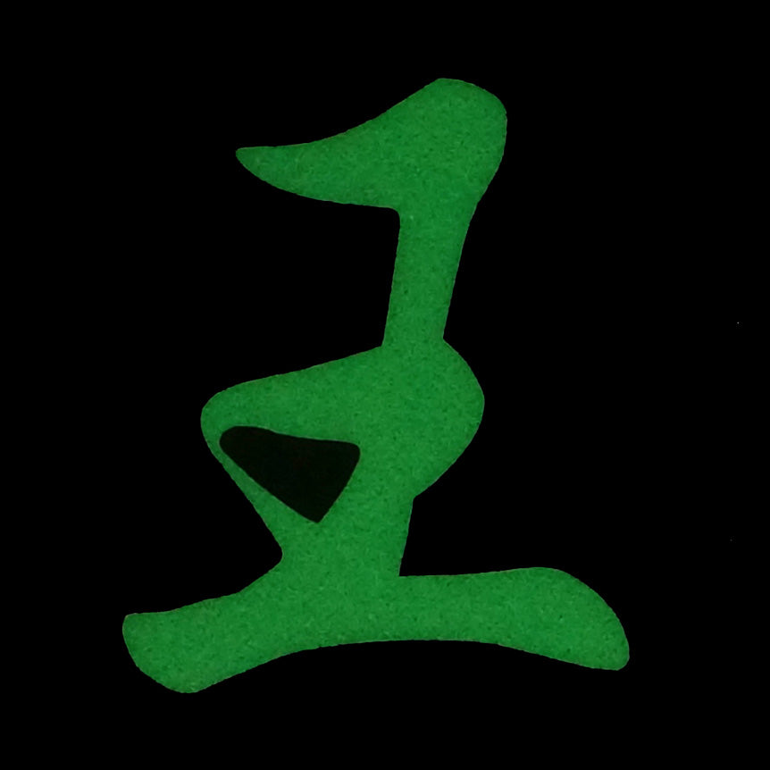 CHINESE SURNAME GLOW IN THE DARK PATCH - WANG 王