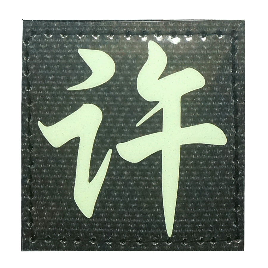 CHINESE SURNAME GLOW IN THE DARK PATCH - XU 许