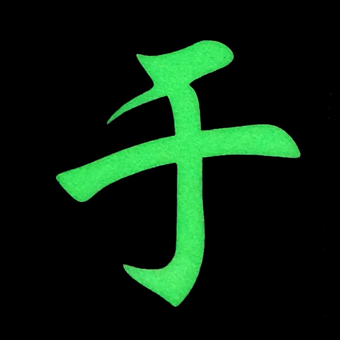 CHINESE SURNAME GLOW IN THE DARK PATCH - YU 于