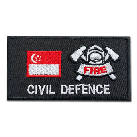 CIVIL DEFENCE SCDF CALL SIGN (WITH NAME CUSTOMIZATION)