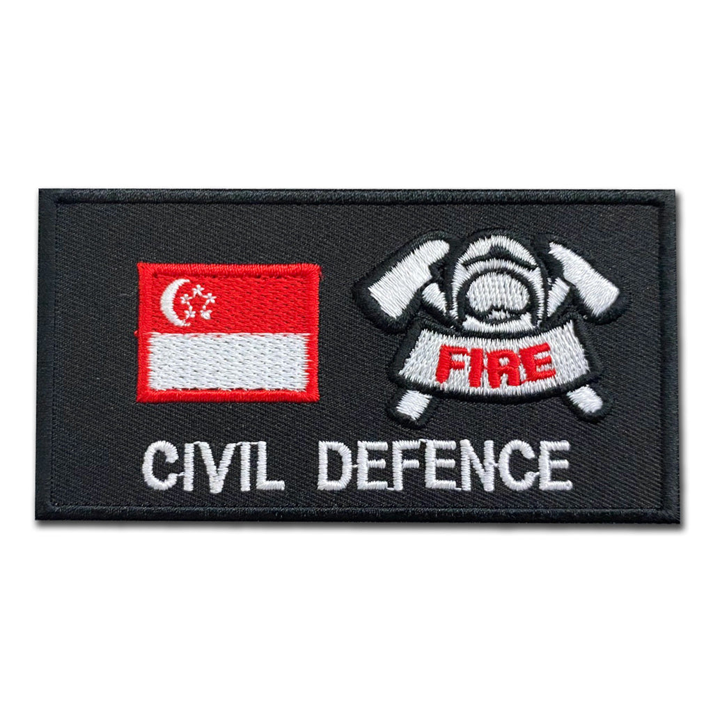 CIVIL DEFENCE SCDF CALL SIGN PATCH