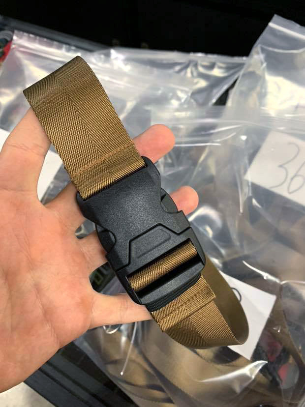 1.5" COVERT BUCKLE BELT - COYOTE BROWN