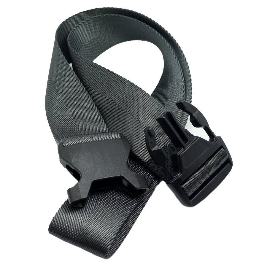 1.5" COVERT BUCKLE BELT - STEEL GREY