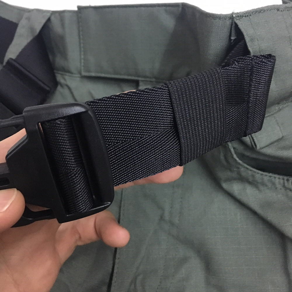 1.5" COVERT BUCKLE BELT - STEEL GREY