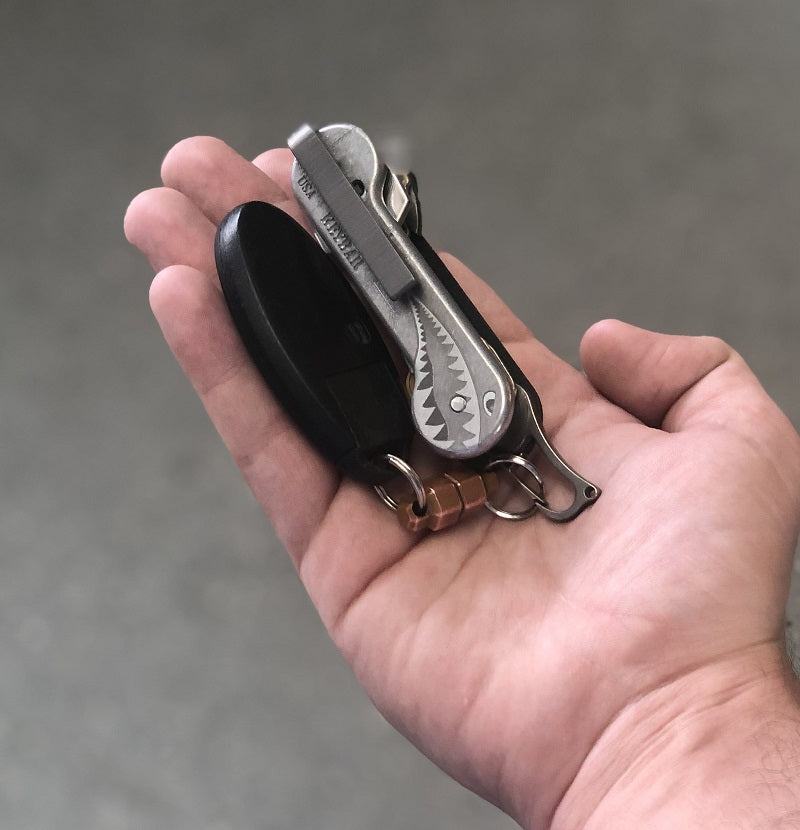 KEYBAR DEEP CARRY CLIP 2.0 - TITANIUM
