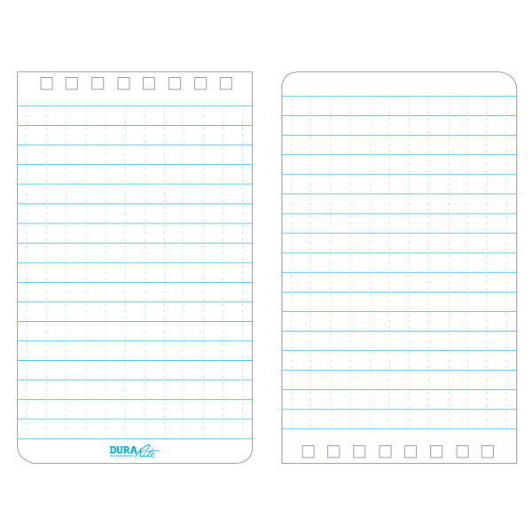 RITE IN THE RAIN WATERPROOF (DURARITE) TOP SPIRAL 3" X 5" NOTEBOOK - WHITE (635)