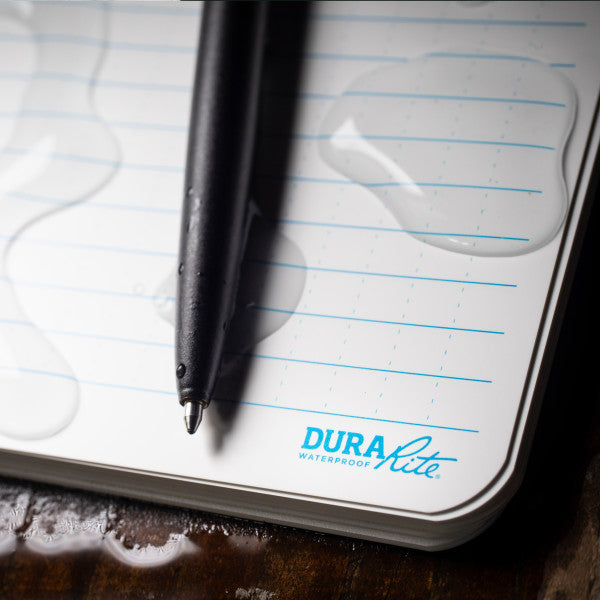 RITE IN THE RAIN WATERPOOF (DURARITE) SIDE SPIRAL 4.625" X 7" NOTEBOOK - WHITE