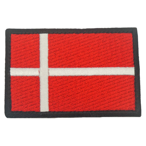 DENMARK FLAG EMBROIDERY PATCH