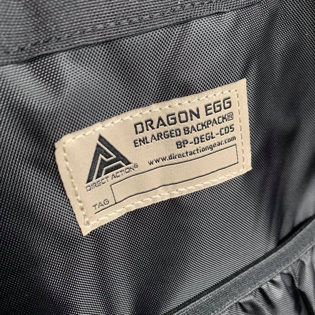 DIRECT ACTION Backpack DRAGON EGG 30 L BLACK