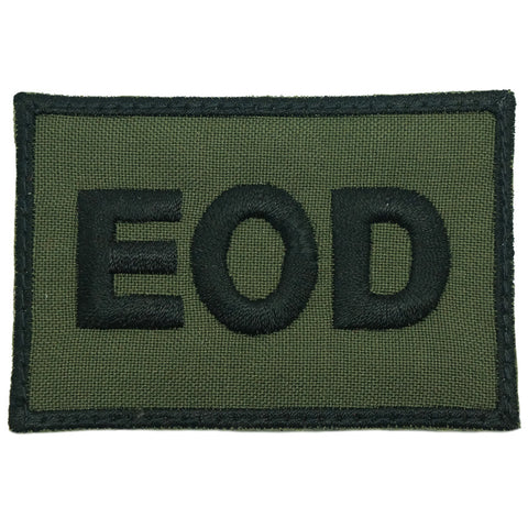EOD CALL SIGN PATCH - OD GREEN